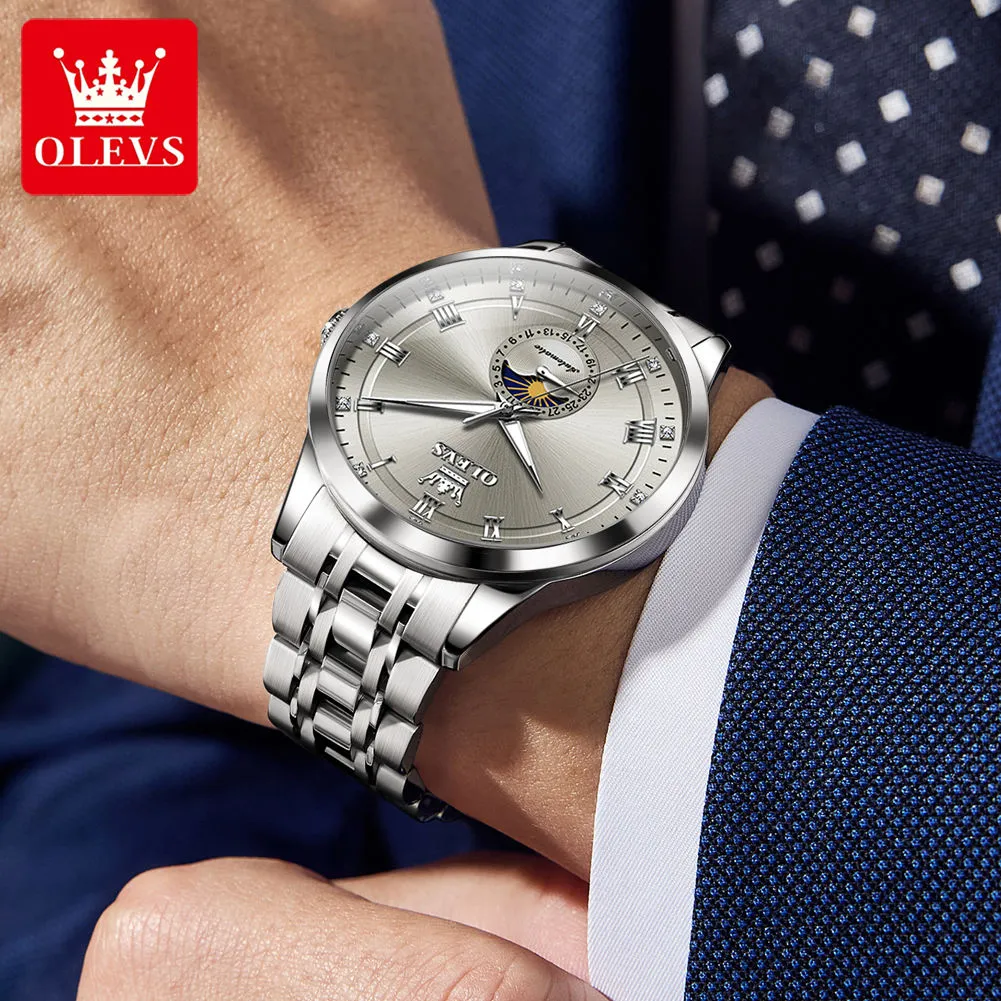 OLEVS Men's Watch 7063 - Image 3