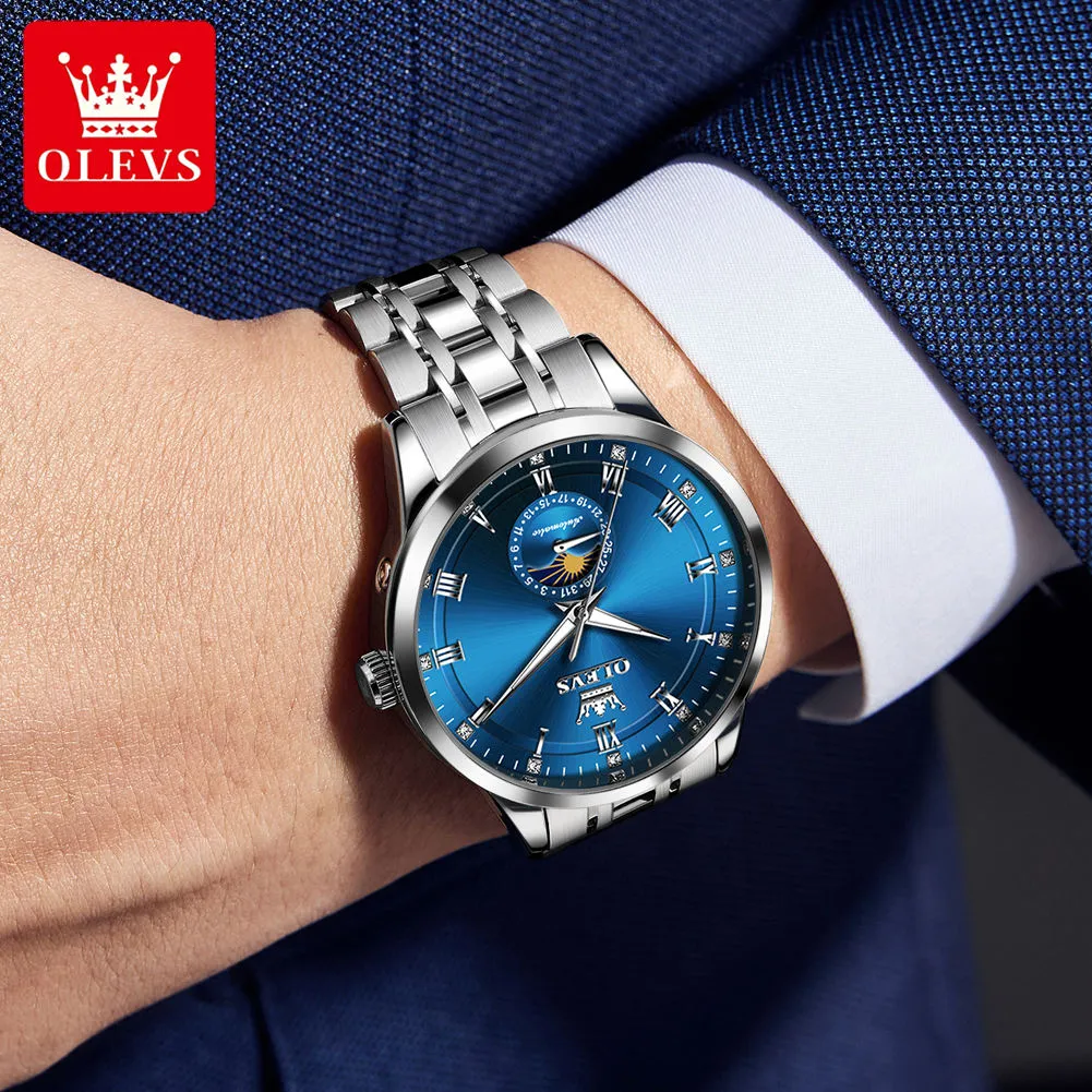 OLEVS Men's Watch 7063 - Image 4