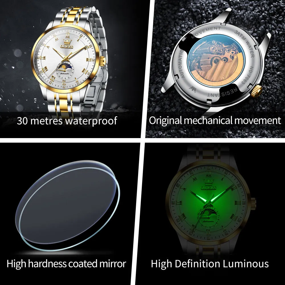 OLEVS Men's Watch 7063 - Image 6