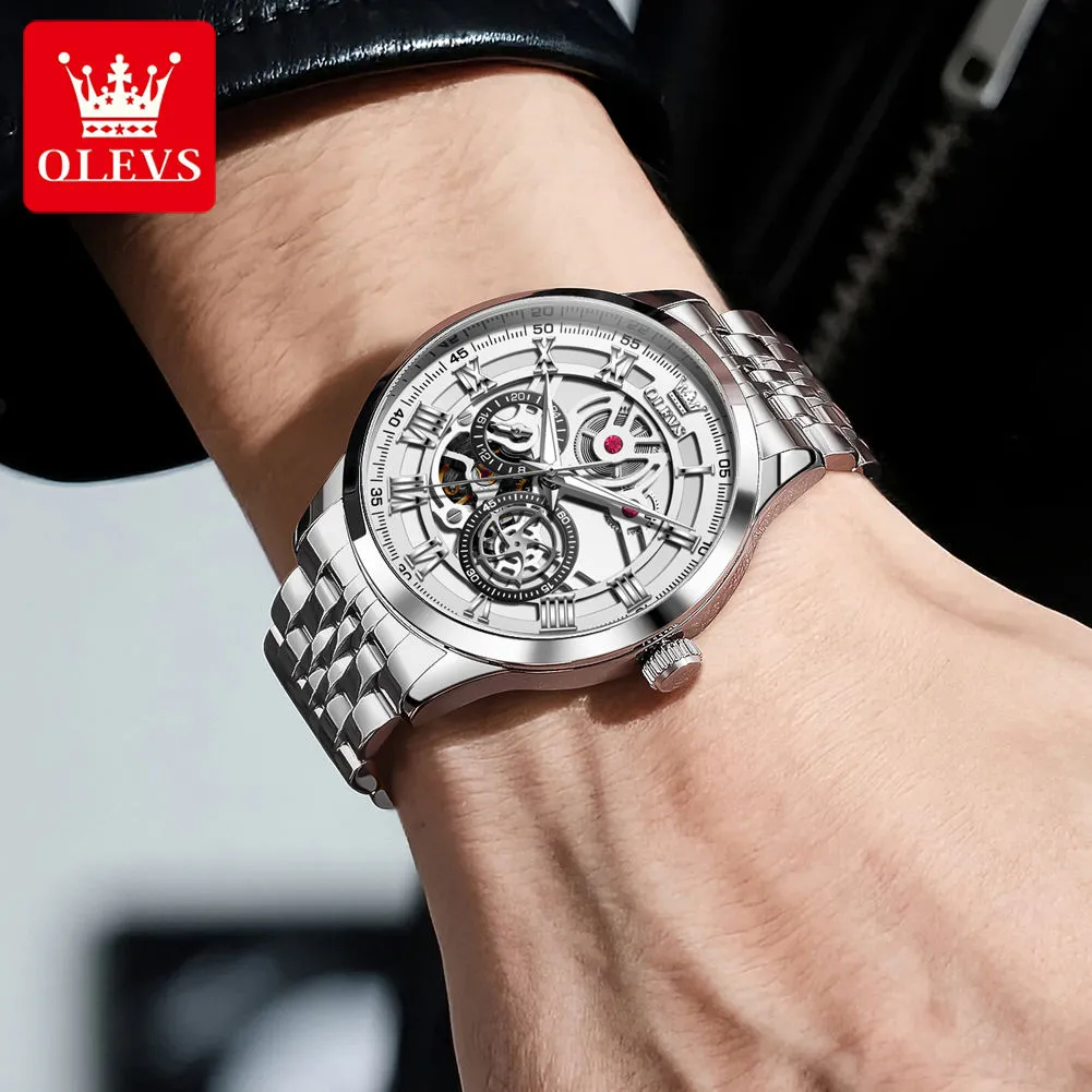 OLEVS Men's Watch 7076 - Image 4