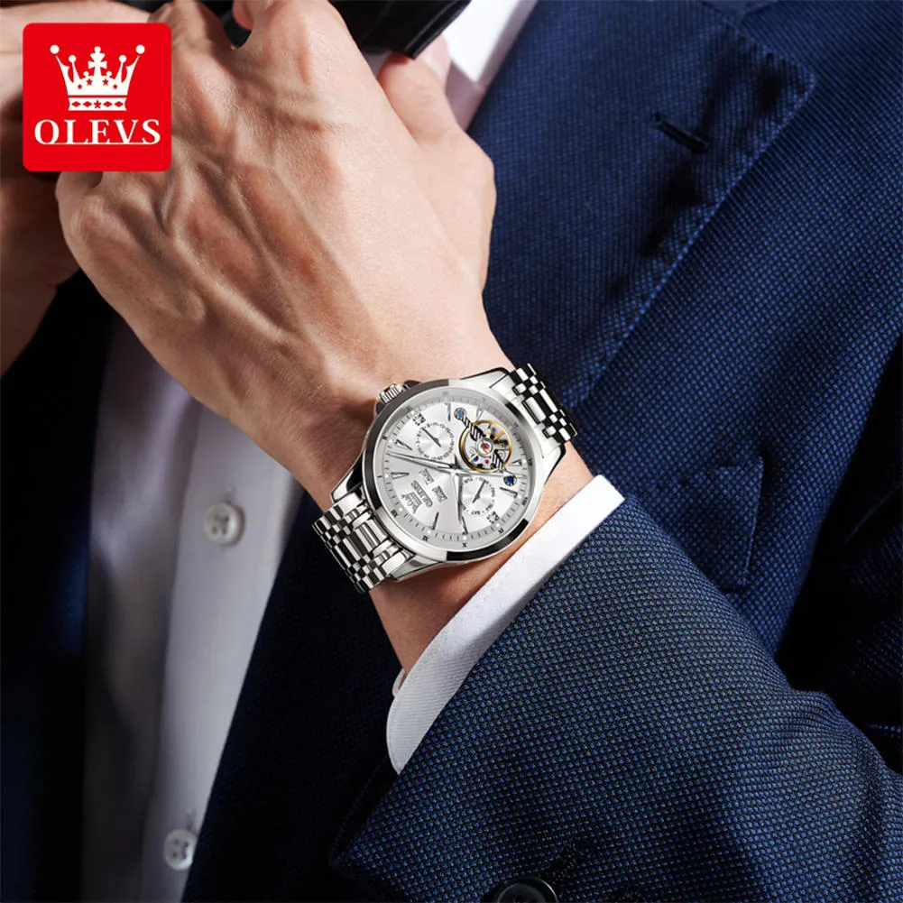OLEVS Men's Watch 7091 - Image 3