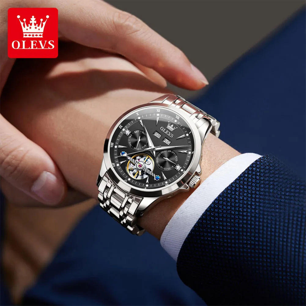 OLEVS Men's Watch 7091 - Image 4
