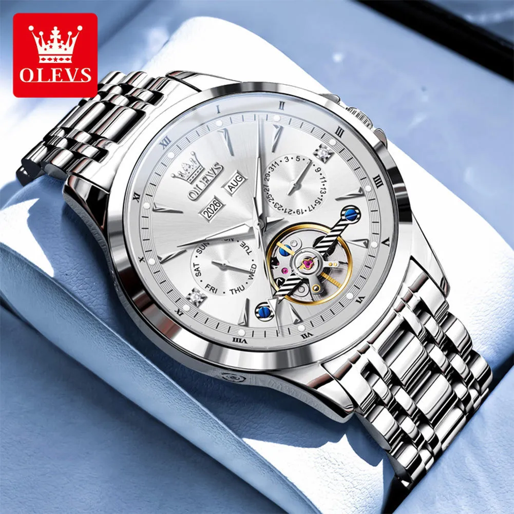 OLEVS Men's Watch 7091 - Image 5