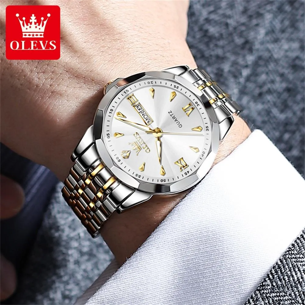 OLEVS Men's Watch 9998 - Image 3