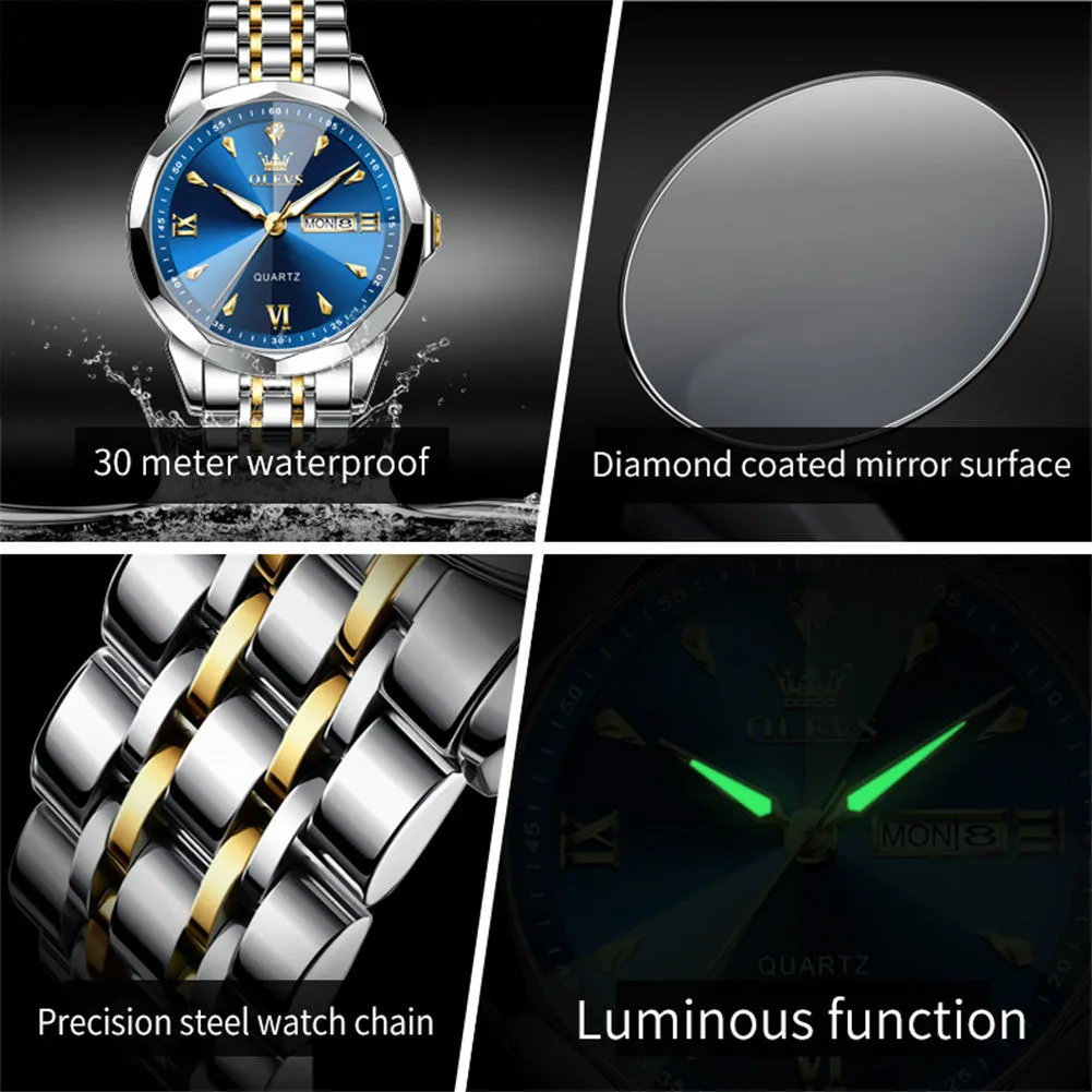 OLEVS Men's Watch 9998 - Image 7