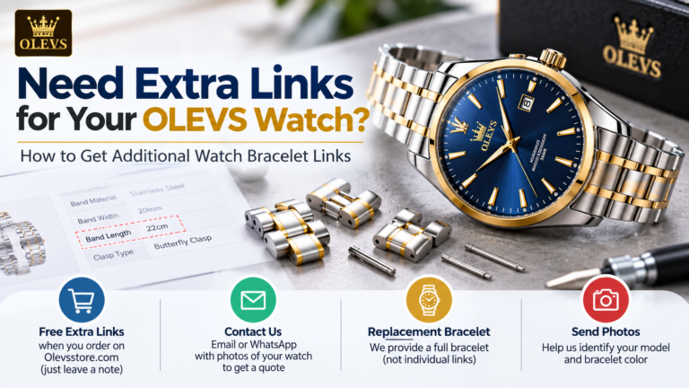 Need Extra Links for Your OLEVS Watch? How to Get Additional Watch Bracelet Links