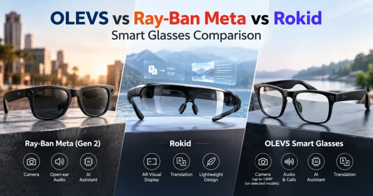 OLEVS vs Ray-Ban Meta vs Rokid: Which Smart Glasses Are Right for You?
