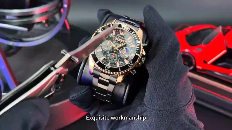 OLEVS 2990 Watch Video – Skeleton-Style Dial & Chronograph Details