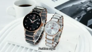 OLEVS 7114 Watch Video – Roman Numerals & Ceramic Bracelet